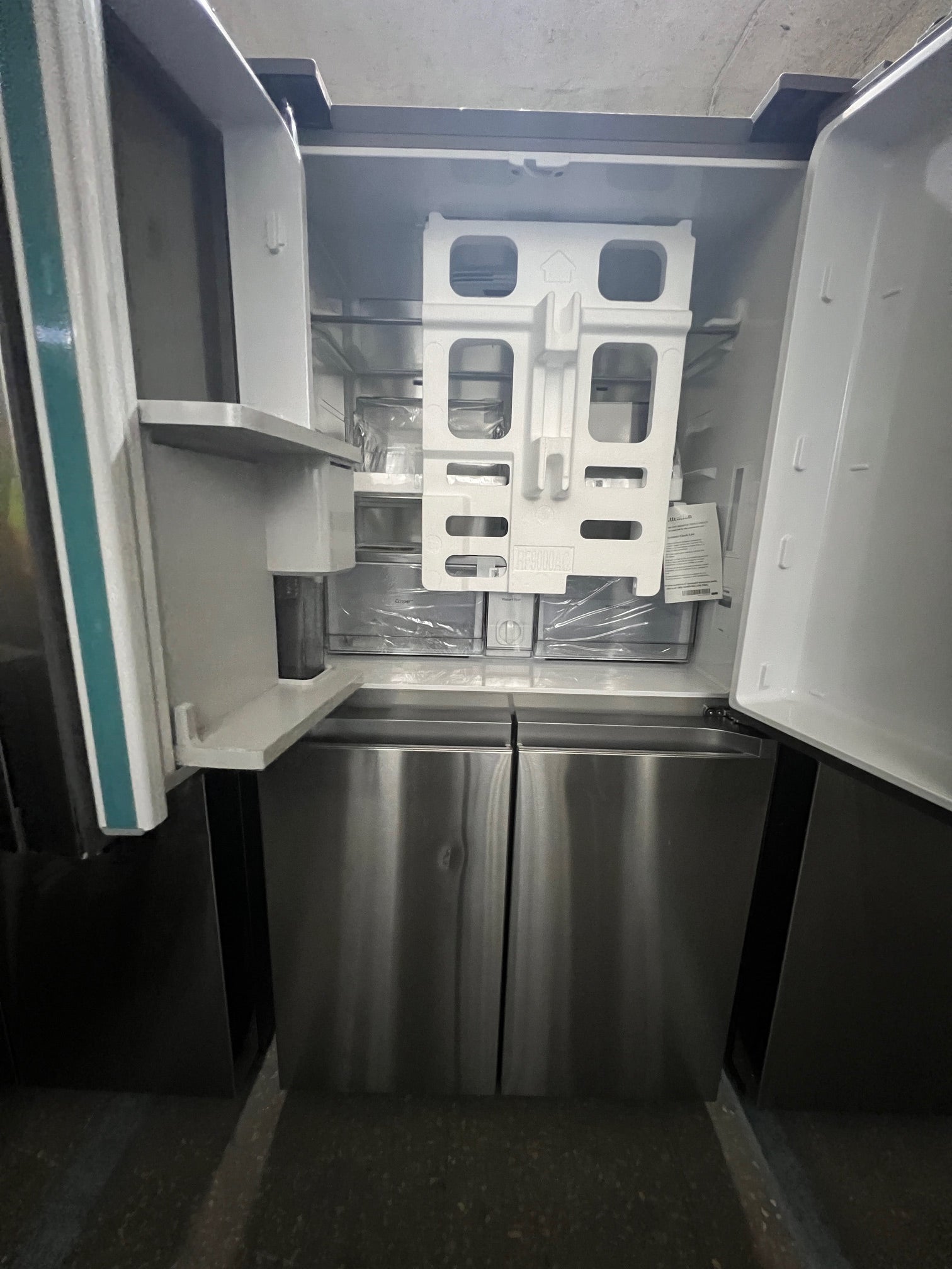Samsung 23 cu. ft. Counter Depth 4-Door Flex Stainless Steel